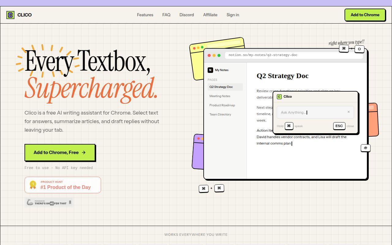 Clico screenshot